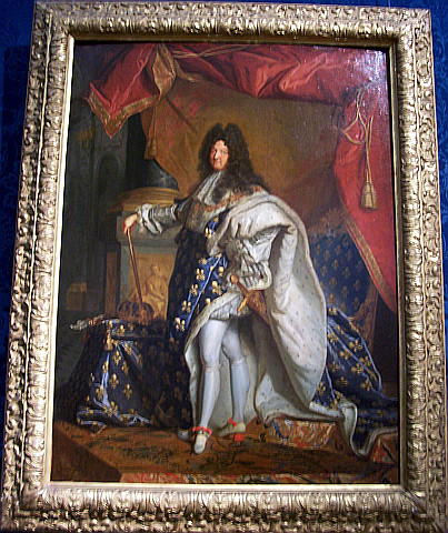 Versailles castle - Portrait of Louis XIV (Hyacinthe Rigaud)