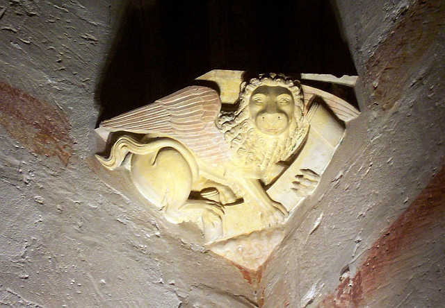 Vincennes castle - Lion of Tetramorph (St. Mark)