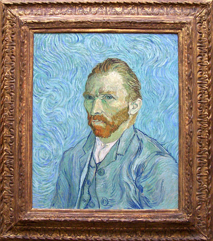 Orsay museum - Self portrait / Van Gogh