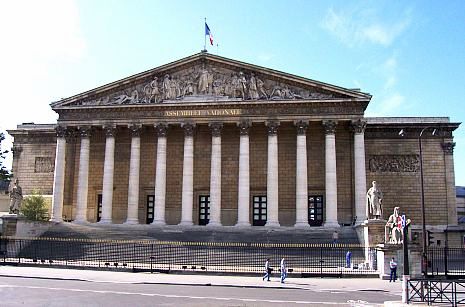 Place de la Concorde - Palais Bourbon, le siège de l'Assemblée Nationale