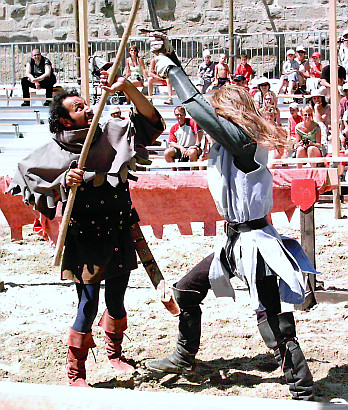Combat de chevaliers à Carcassonne