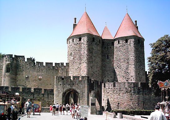 Porte Narbonnaise de la cité de Carcassonne