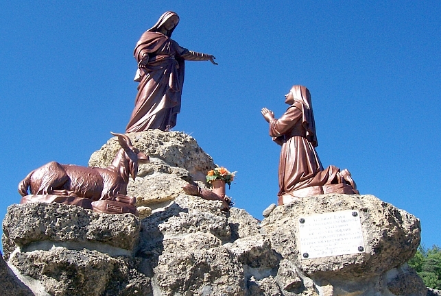 Lieu de la première apparition de la Vierge à Pindreau