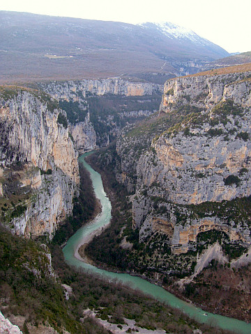 Gorges du Verdon - Vers le tunnel du Fayet