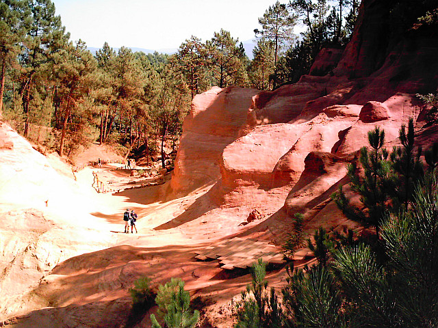 Roussillon - Sentier des ocres