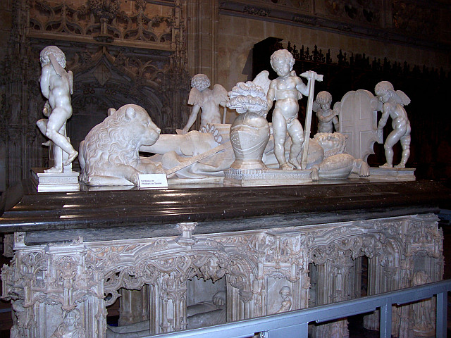 Monastery of Brou - Recumbent and lying statues of Philibert of Savoy