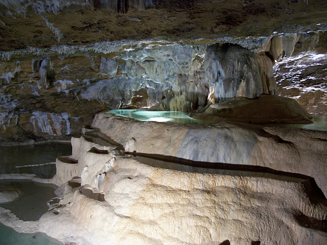 Balme caves - Limestone pools