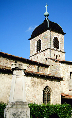 Pérouges - Steeple of the church