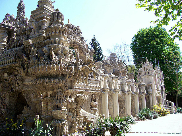Postman Cheval's ideal palace - Rear of palace