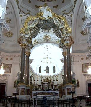 Lyon - Saint Bruno church, baroque choir