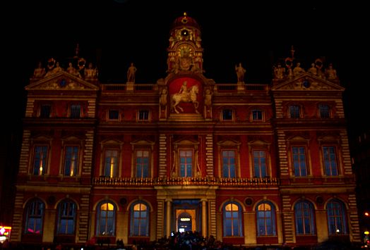 Illuminations de Lyon - Hôtel de ville (2008)