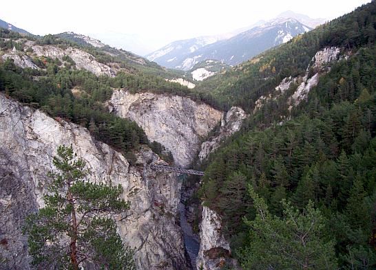 Vanoise - Devil's bridge near the forts of Esseillon