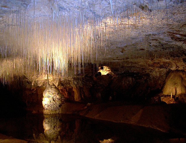 Choranche caves - Fistulous stalactites